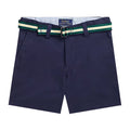 Bermuda bambino Ralph Lauren blu in twill stretch | ViaMonte Shop