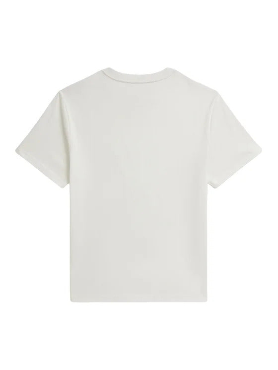 T-shirt bambino Ralph Lauren bianca in jersey di cotone | ViaMonte Shop
