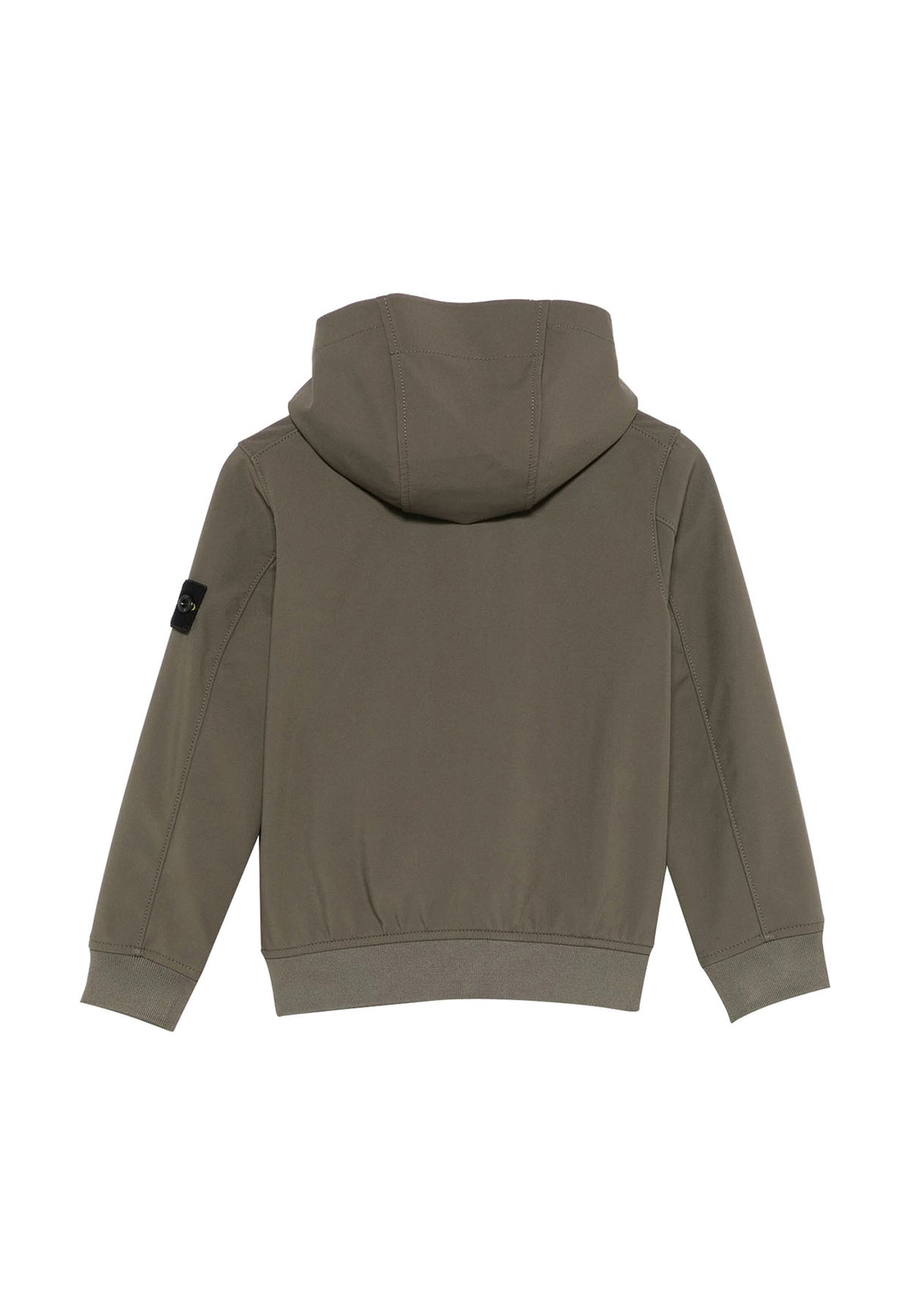 Giubbino bambino Stone Island verde scuro in cotone | ViaMonte Shop