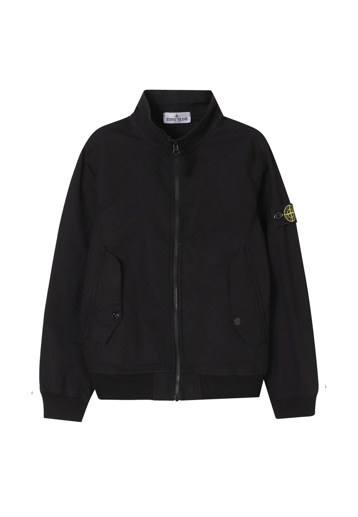 Giubbino bambino Stone Island blu navy in cotone | ViaMonte Shop