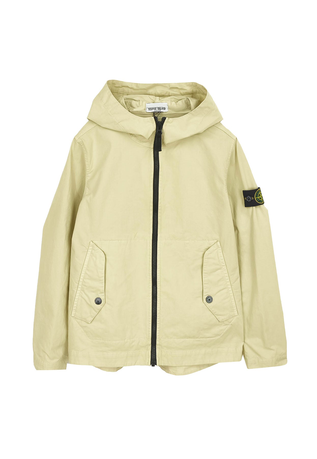 Giubbino bambino Stone Island beige in cotone | ViaMonte Shop