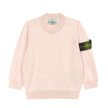 Maglia bambino Stone Island rosa in cotone | ViaMonte Shop