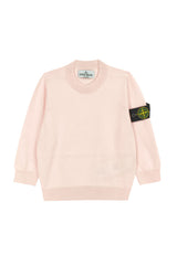 Maglia bambino Stone Island rosa in cotone | ViaMonte Shop