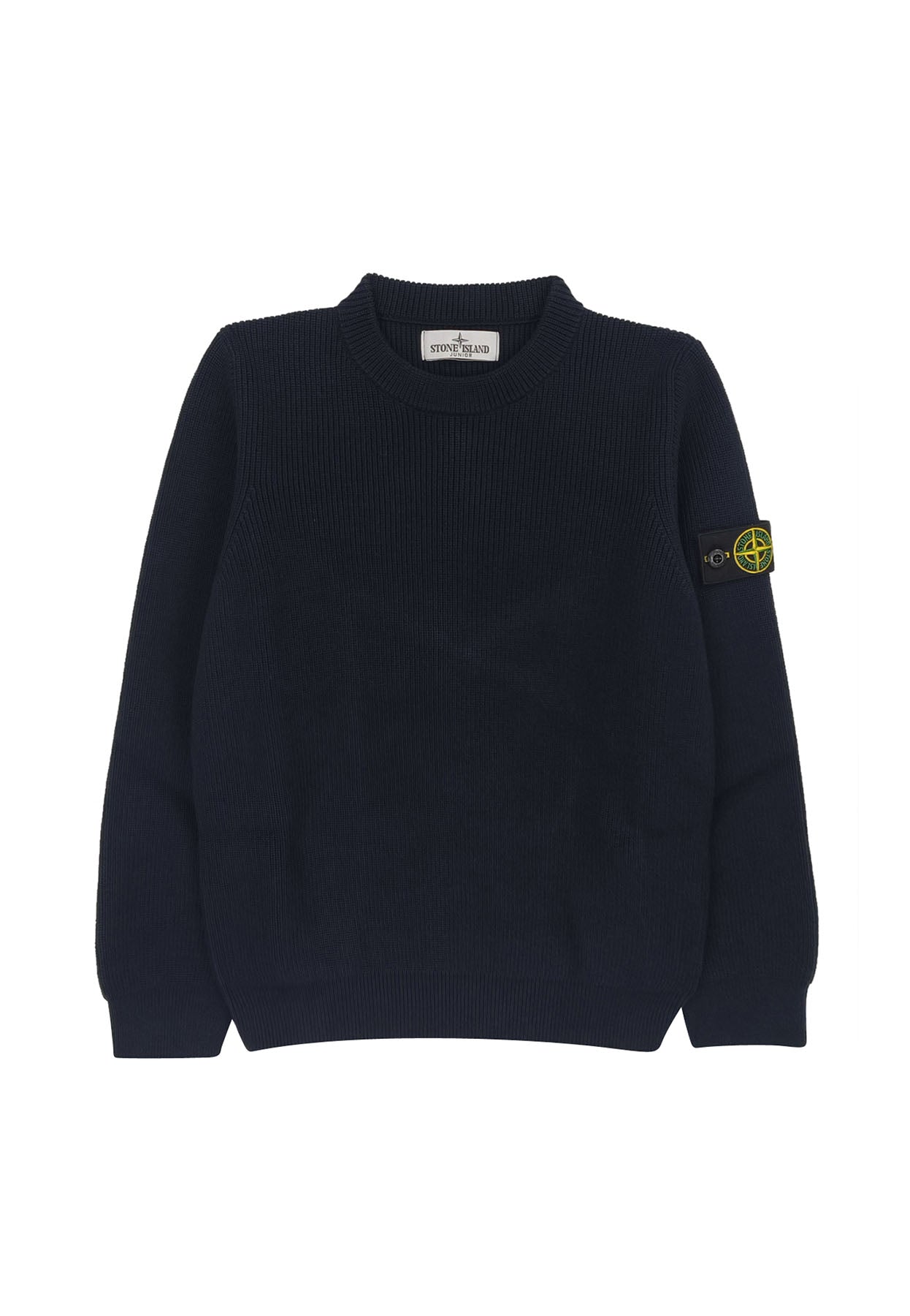 Maglia bambino Stone Island blu navy in cotone | ViaMonte Shop
