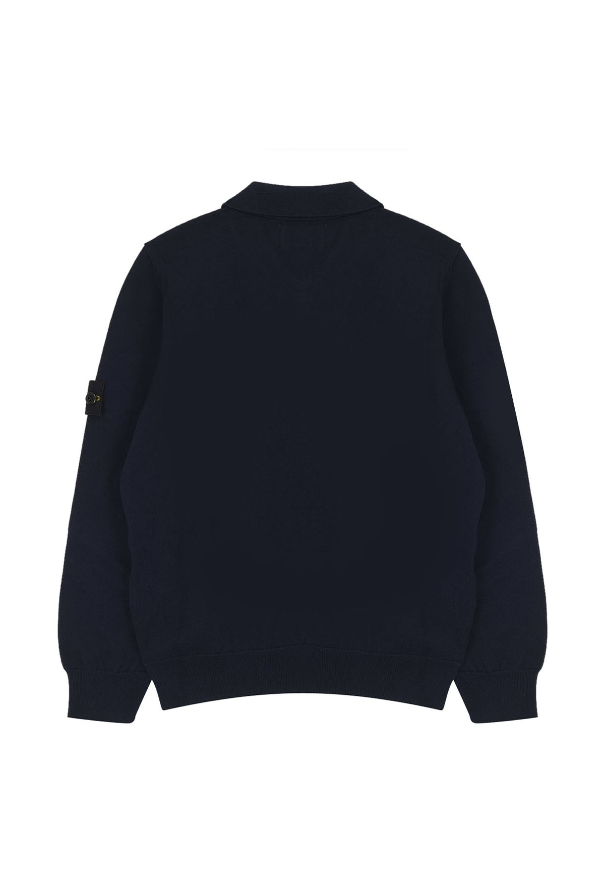 Maglia a polo bambino Stone Island blu navy in cotone | ViaMonte Shop
