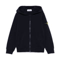 Felpa bambino Stone Island blu navy in cotone | ViaMonte Shop