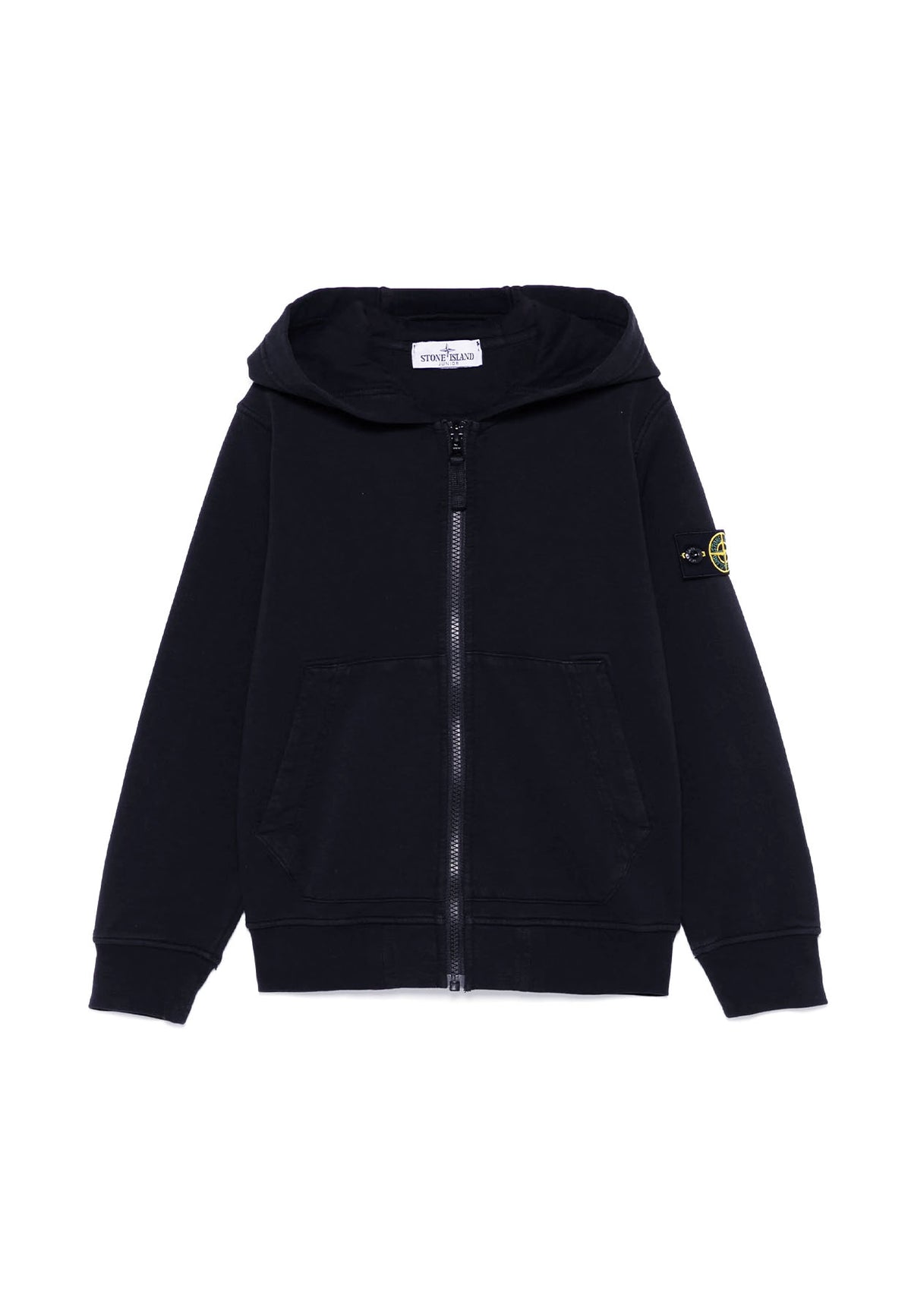 Felpa bambino Stone Island blu navy in cotone | ViaMonte Shop