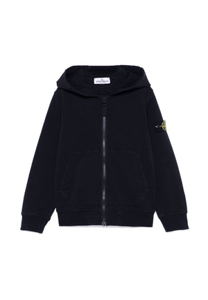 Felpa bambino Stone Island blu navy in cotone | ViaMonte Shop