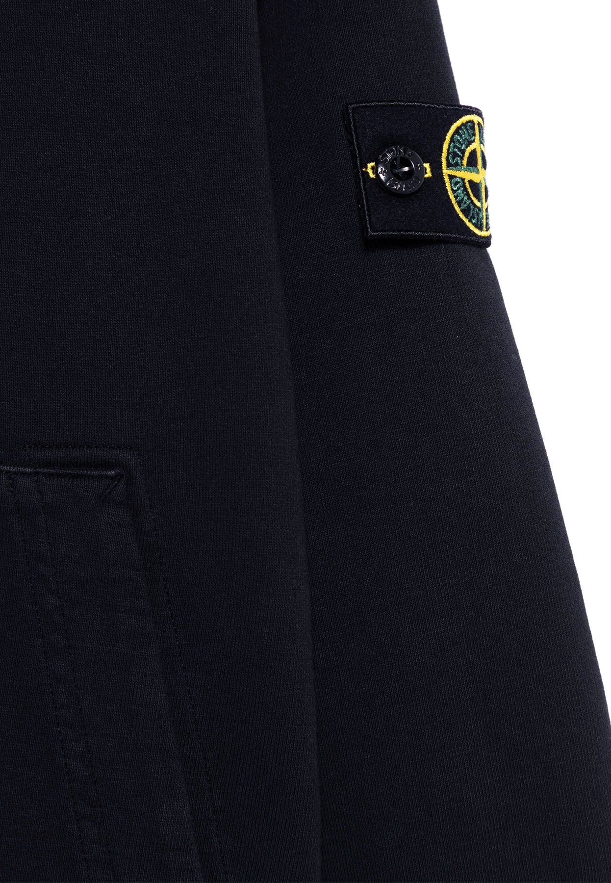 Felpa bambino Stone Island blu navy in cotone | ViaMonte Shop