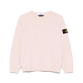 Felpa bambino Stone Island rosa in cotone | ViaMonte Shop