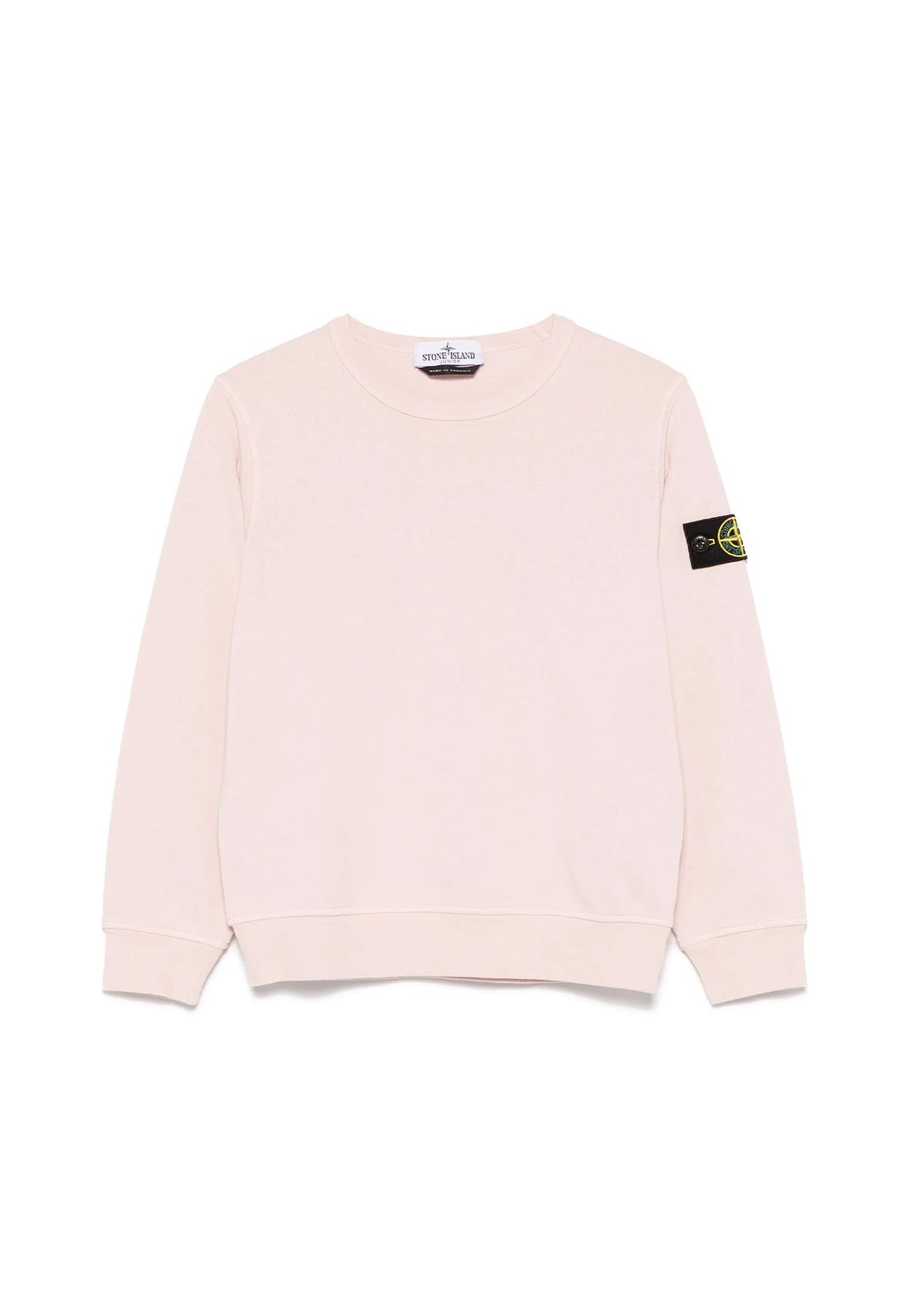 Felpa bambino Stone Island rosa in cotone | ViaMonte Shop