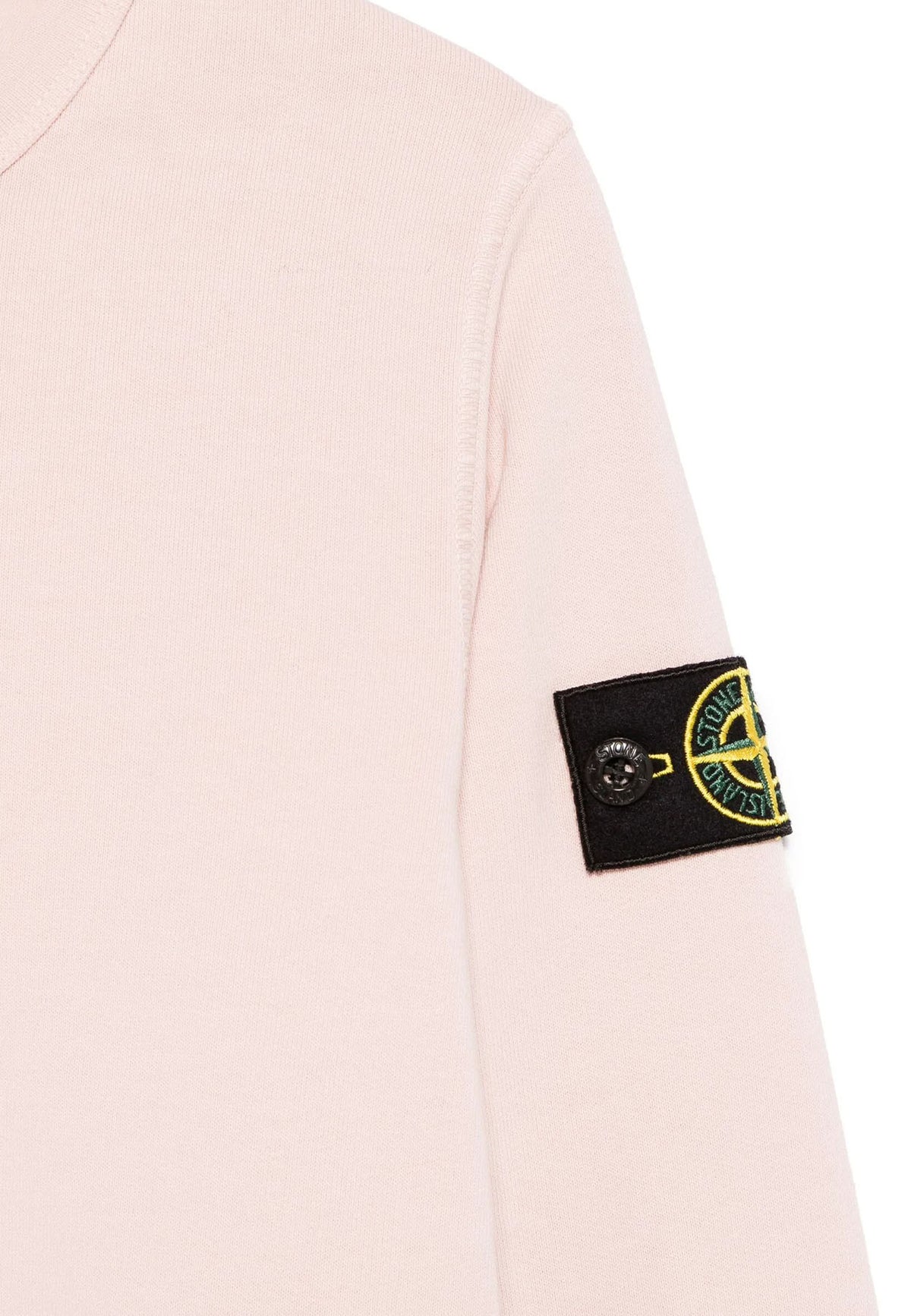 Felpa bambino Stone Island rosa in cotone | ViaMonte Shop