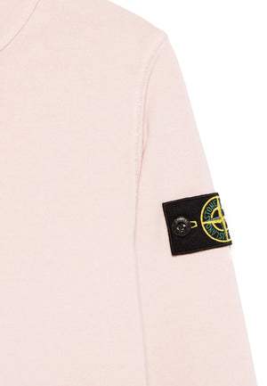 Felpa bambino Stone Island rosa in cotone | ViaMonte Shop