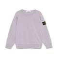 Felpa bambino Stone Island glicine in cotone | ViaMonte Shop