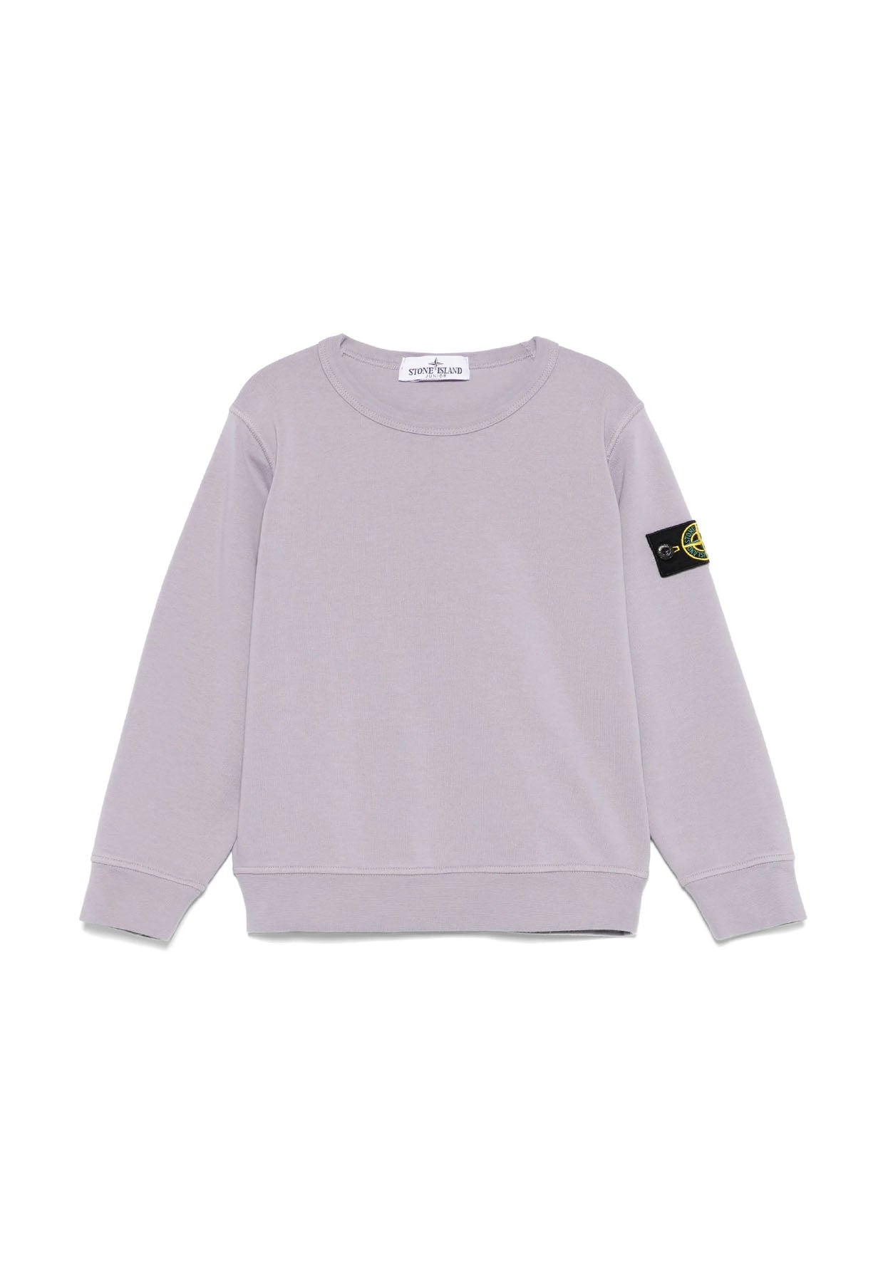 Felpa bambino Stone Island glicine in cotone | ViaMonte Shop