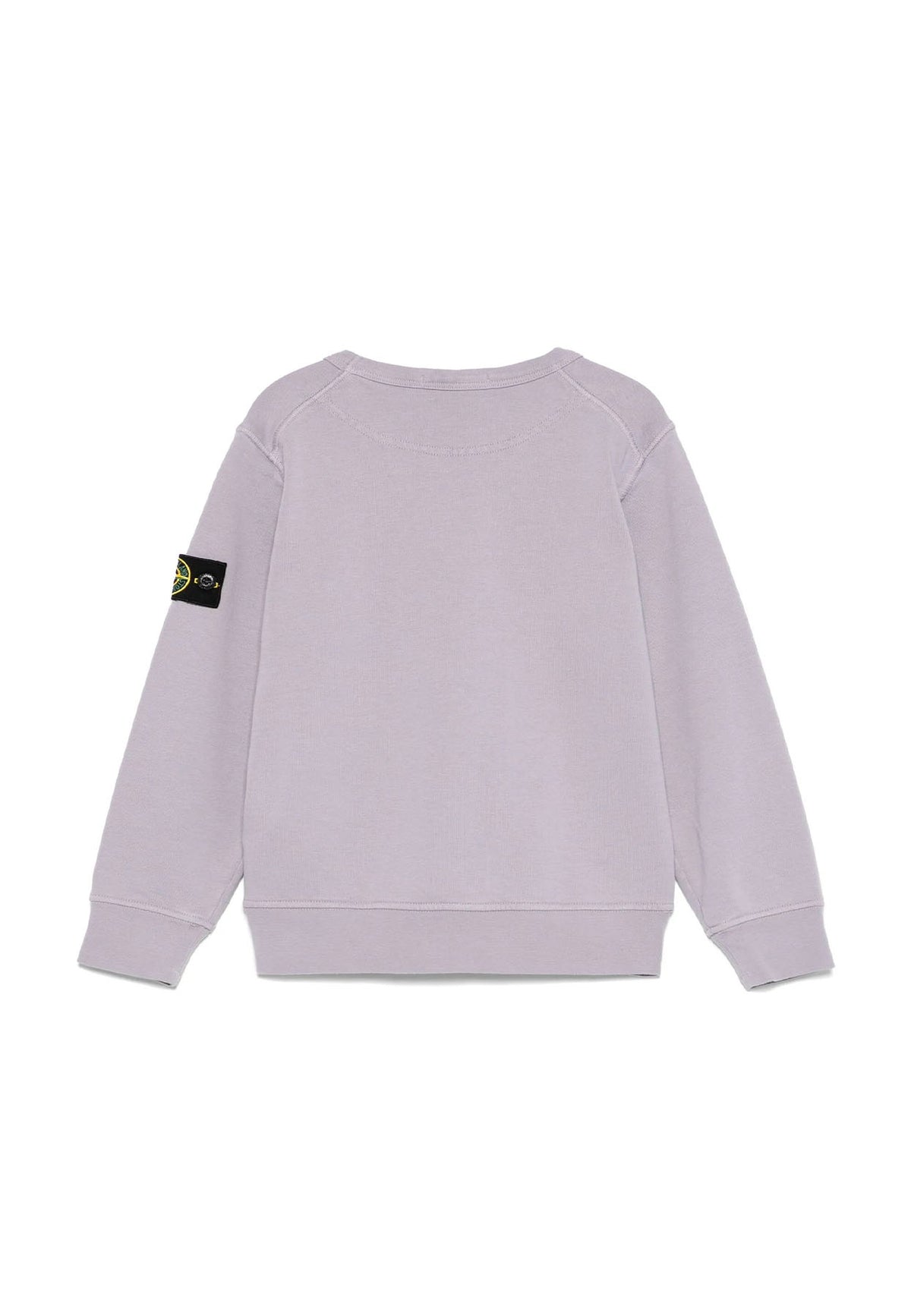 Felpa bambino Stone Island glicine in cotone | ViaMonte Shop