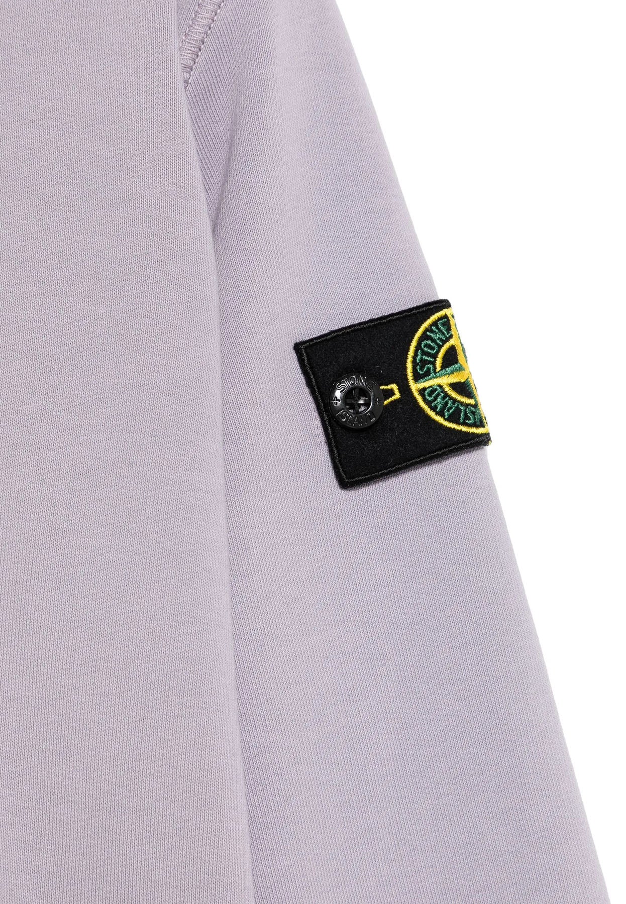 Felpa bambino Stone Island glicine in cotone | ViaMonte Shop
