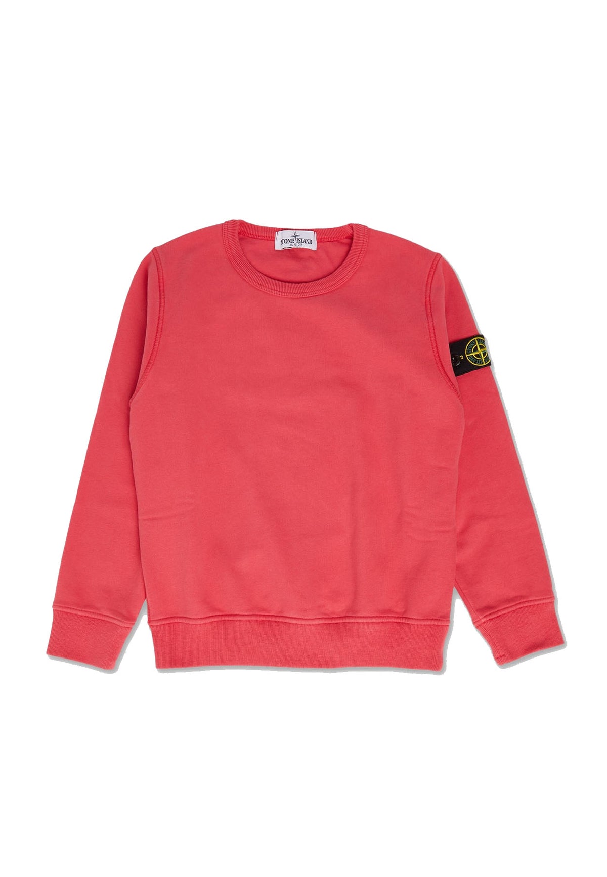 Felpa bambino Stone Island corallo in cotone | ViaMonte Shop