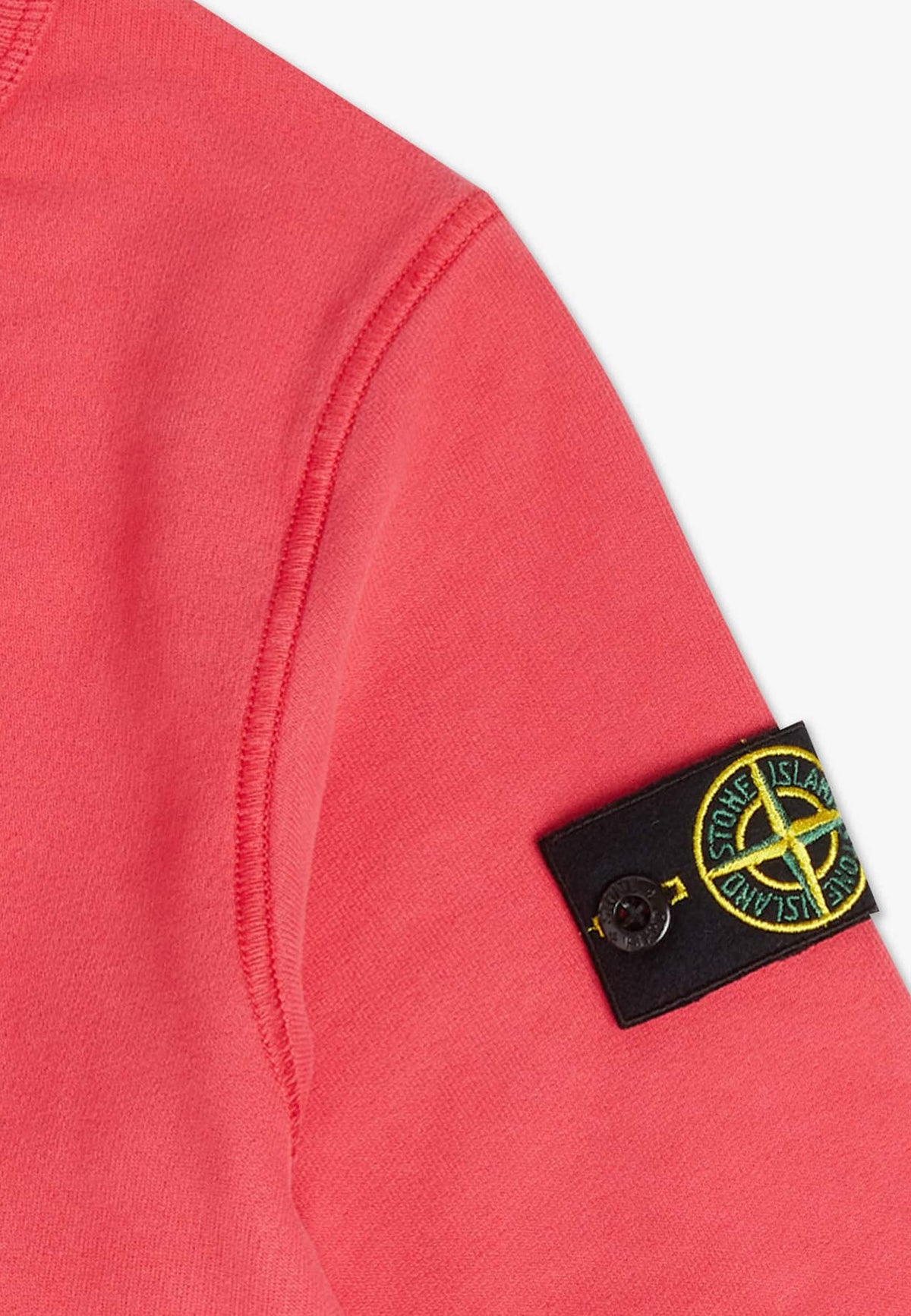 Felpa bambino Stone Island corallo in cotone | ViaMonte Shop