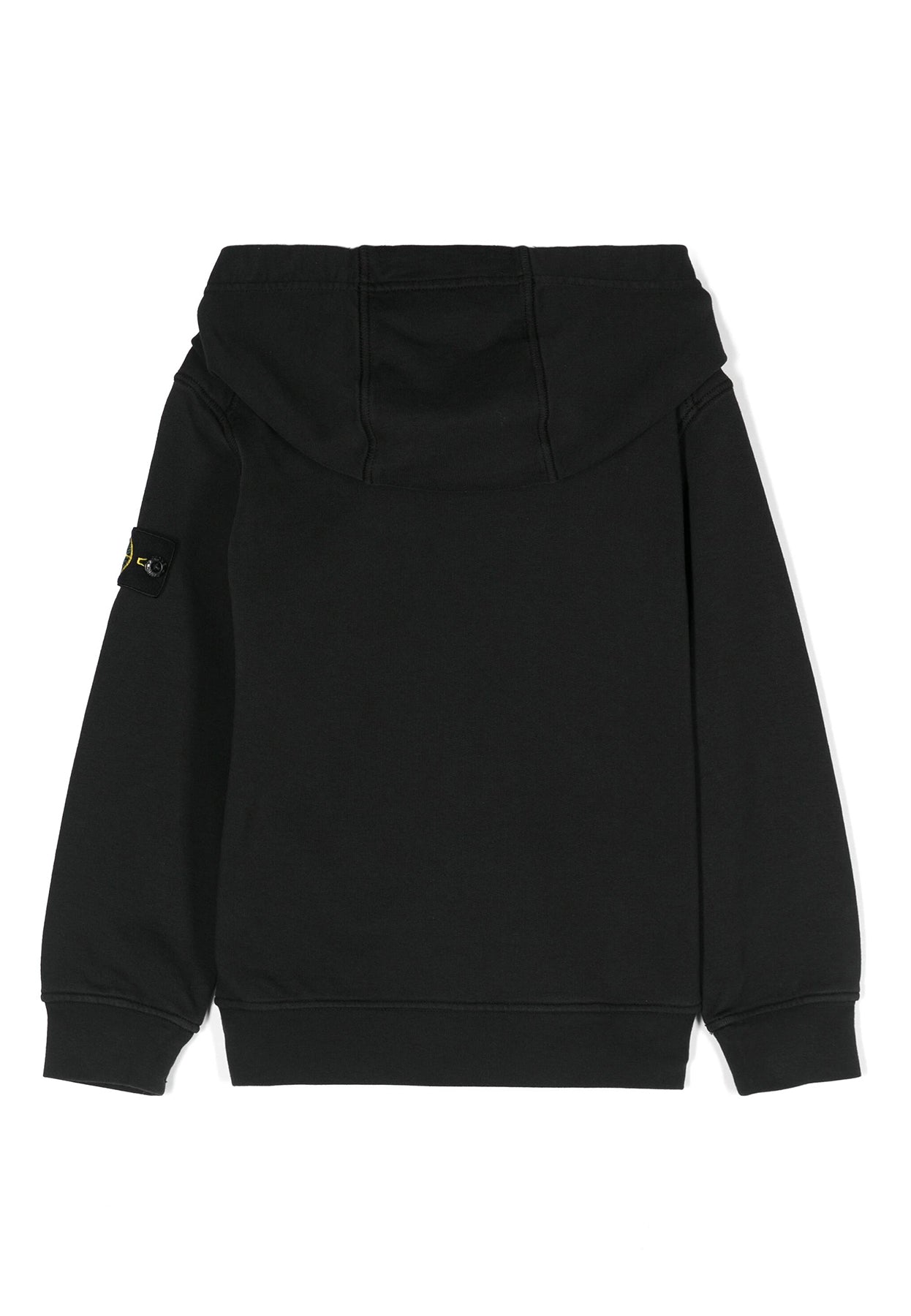 Felpa bambino Stone Island nera in cotone | ViaMonte Shop