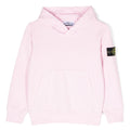 Felpa bambino Stone Island rosa in cotone | ViaMonte Shop