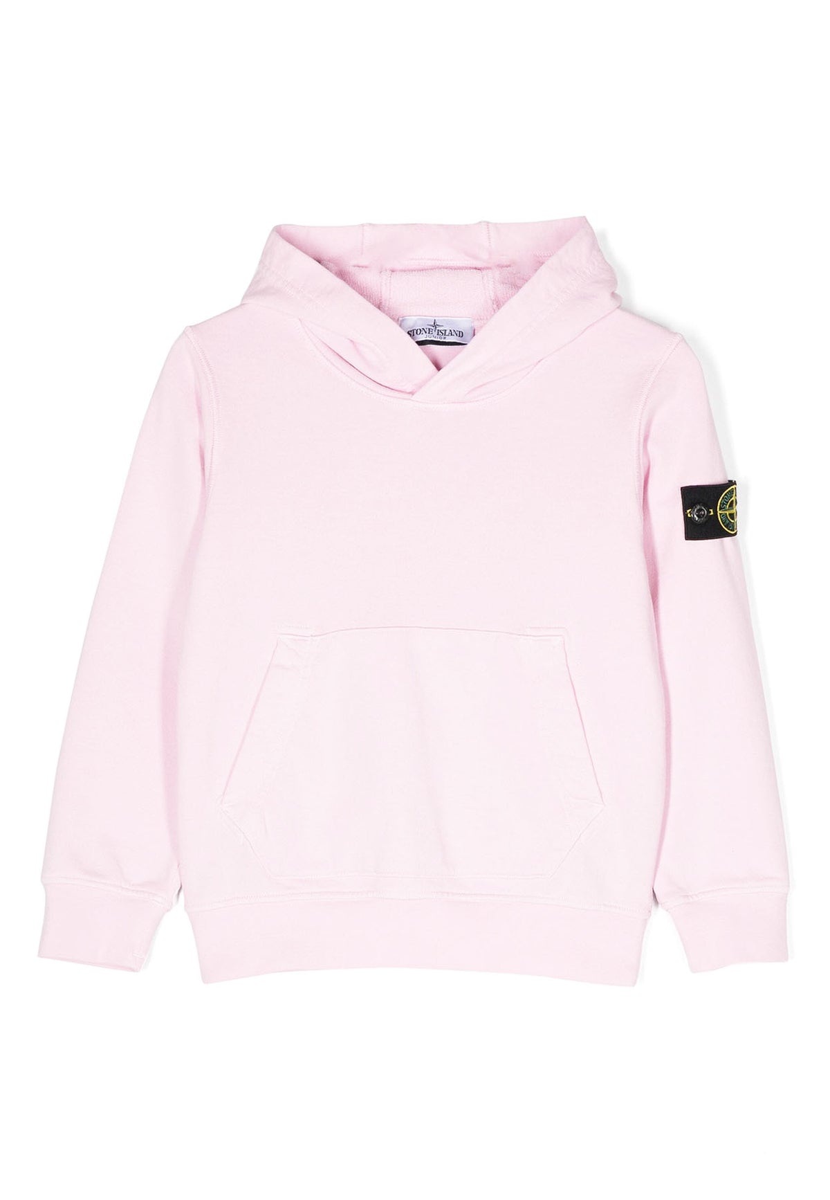Felpa bambino Stone Island rosa in cotone | ViaMonte Shop