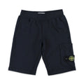 Bermuda bambino Stone Island blu navy in cotone | ViaMonte Shop