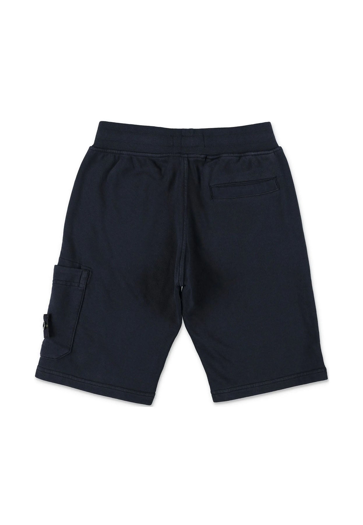 Bermuda bambino Stone Island blu navy in cotone | ViaMonte Shop