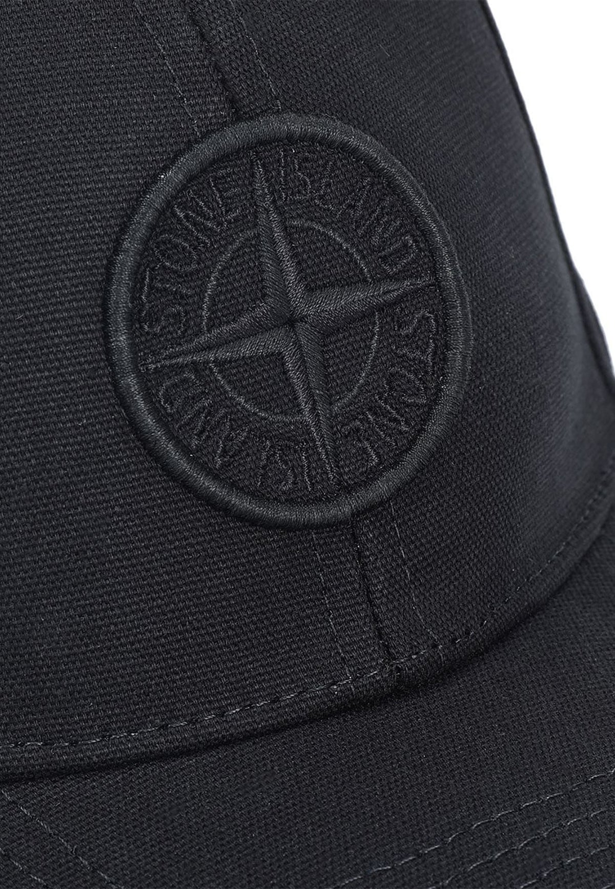 Cappello bambino Stone Island nero in cotone | ViaMonte Shop