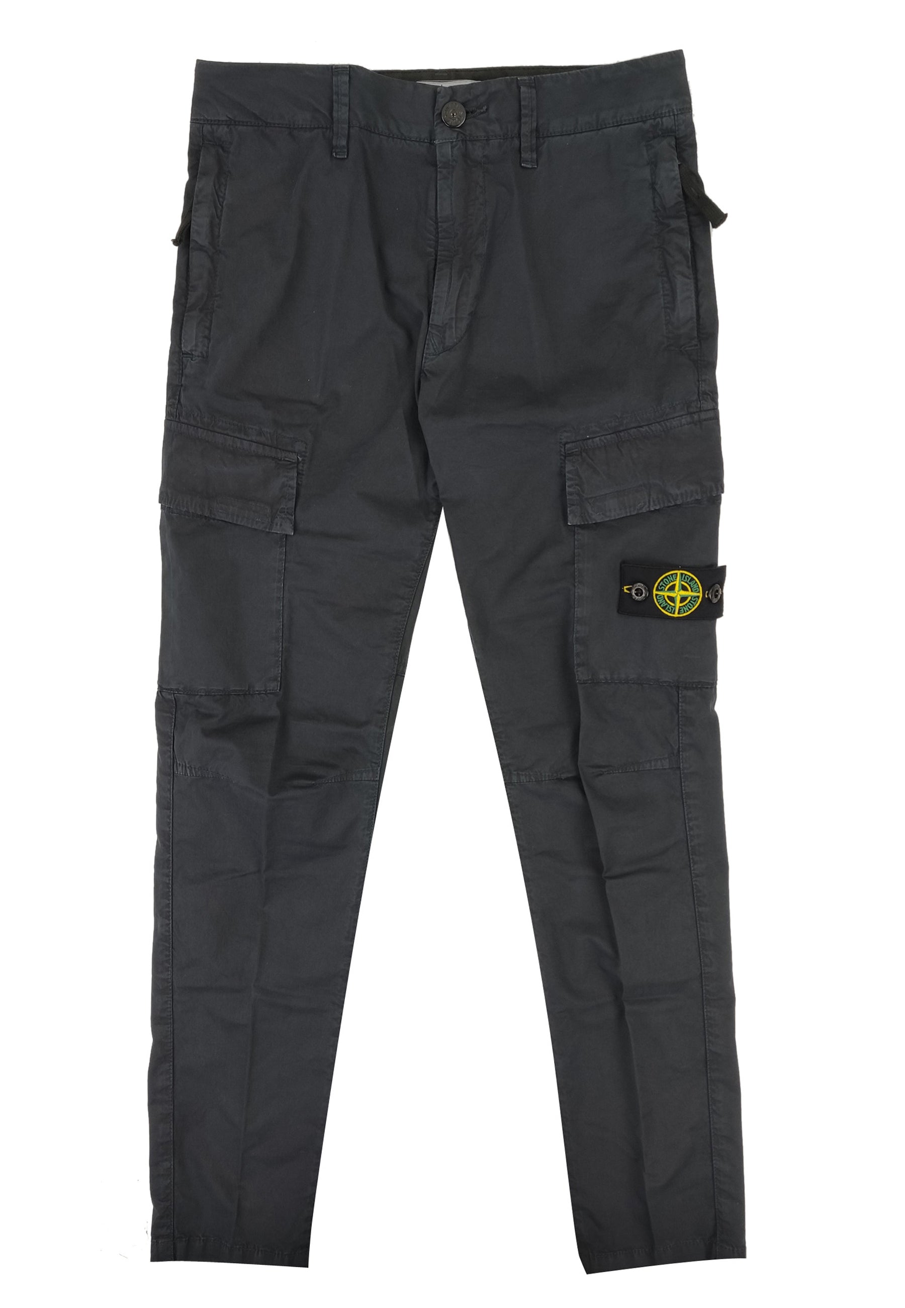 Pantalone bambino Stone Island blu navy in cotone | ViaMonte Shop