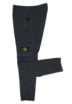 Pantalone bambino Stone Island blu navy in cotone | ViaMonte Shop