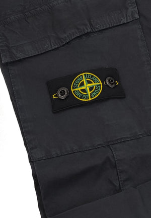 Pantalone bambino Stone Island blu navy in cotone | ViaMonte Shop