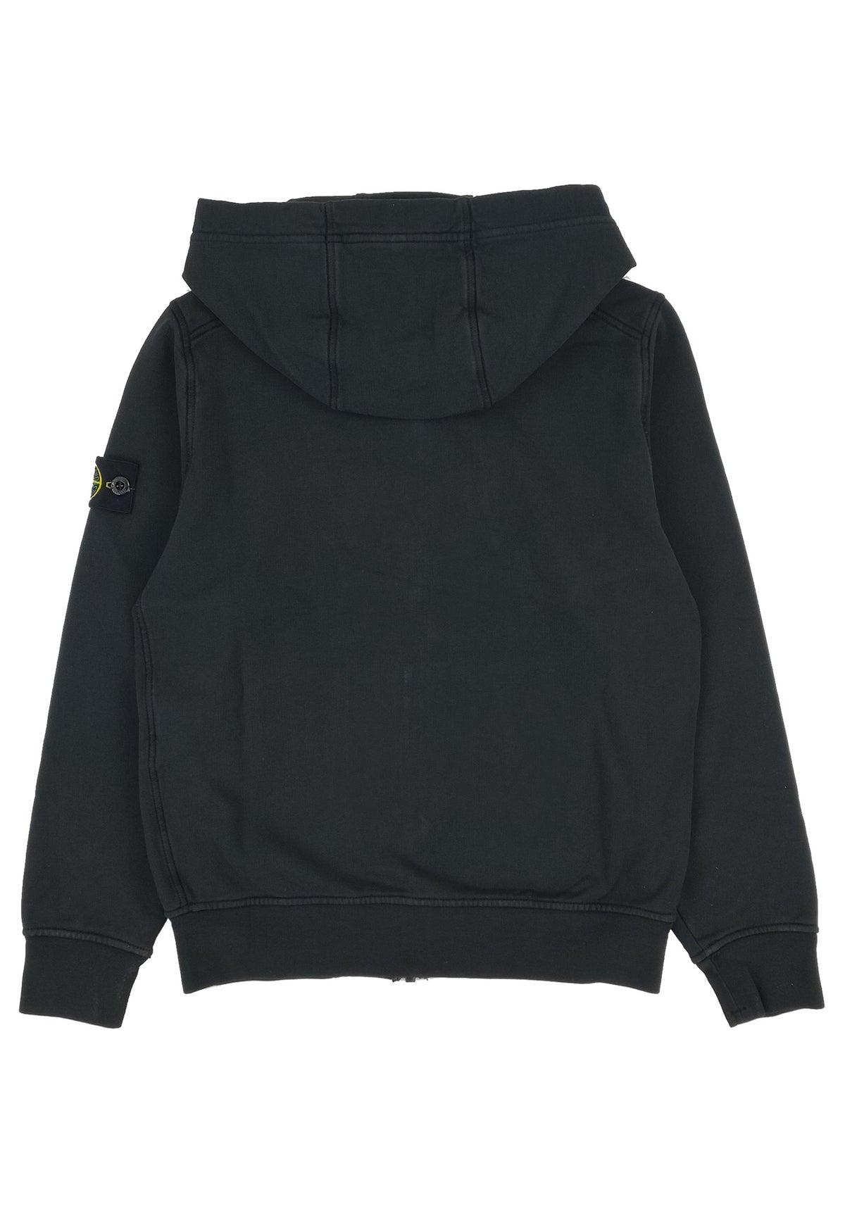 Felpa bambino Stone Island nera in cotone | ViaMonte Shop