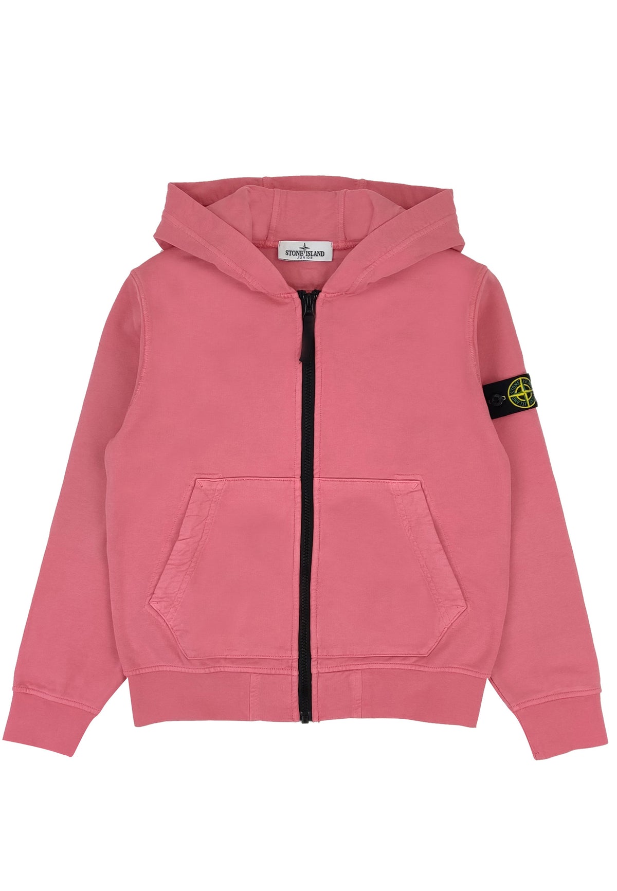 Felpa bambino Stone Island rosa in cotone | ViaMonte Shop