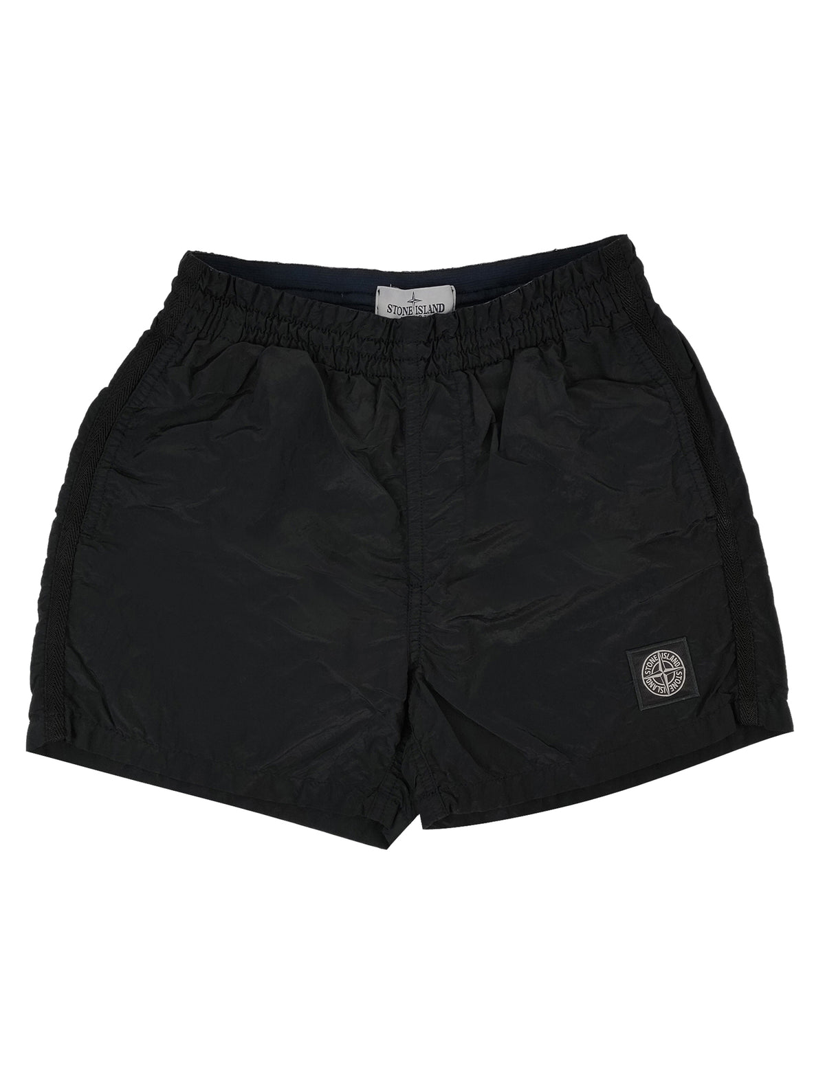 Costume bambino Stone Island nero in nylon | ViaMonte Shop