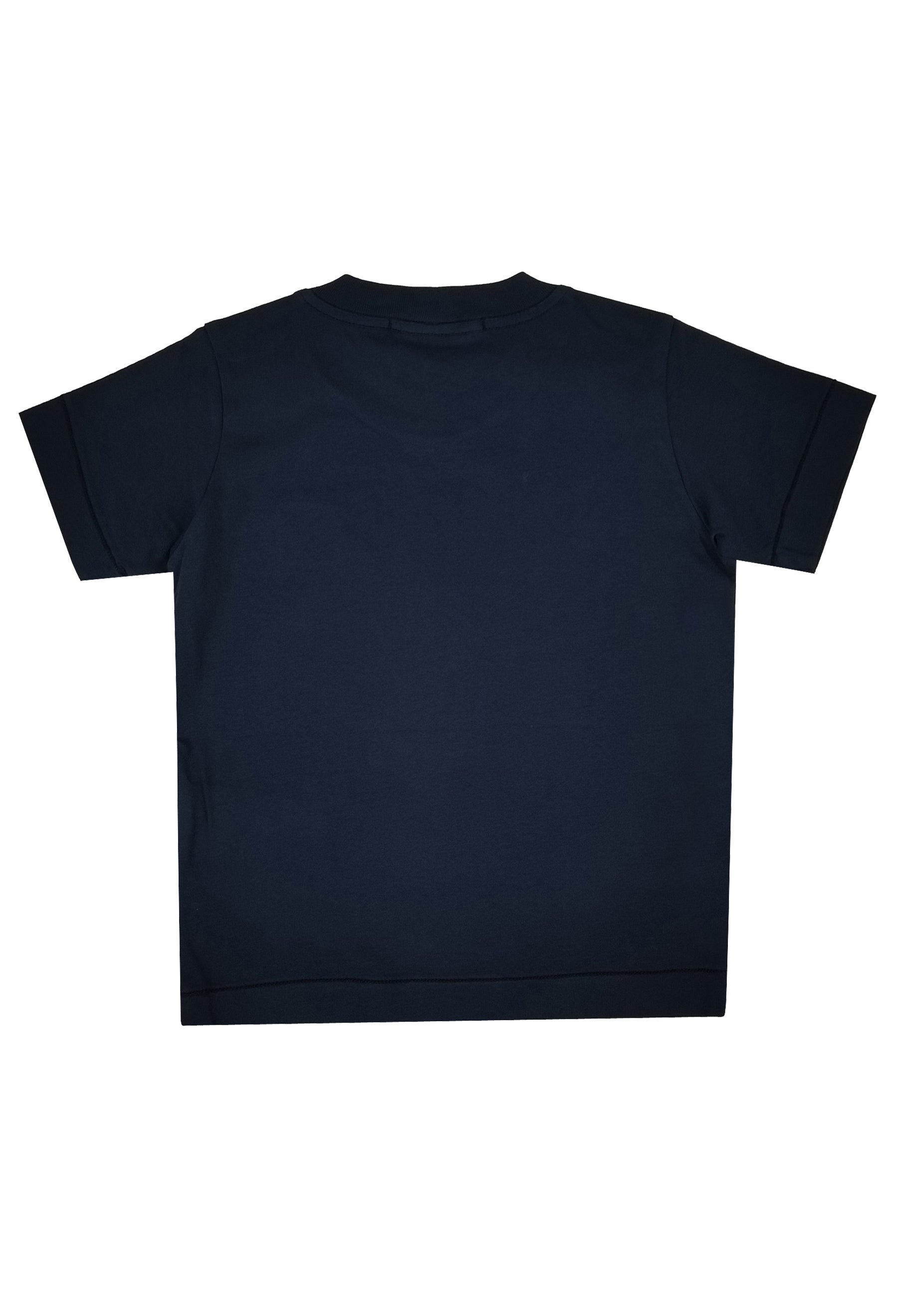T-shirt bambino Stone Island blu in cotone | ViaMonte Shop