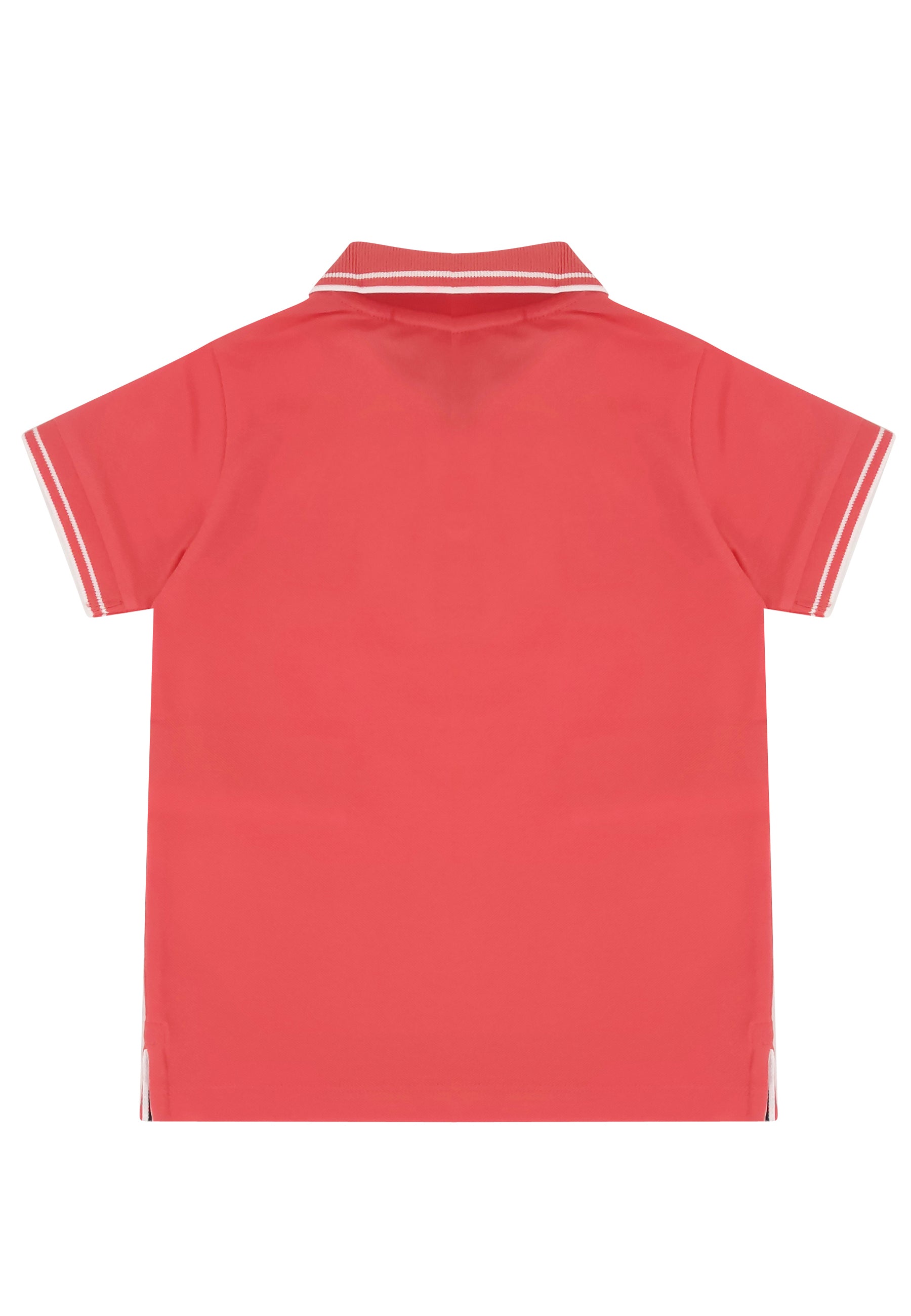 Polo bambino Stone Island arancione in piquet di cotone | ViaMonte Shop