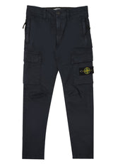 Pantalone bambino Stone Island blu navy in cotone | ViaMonte Shop