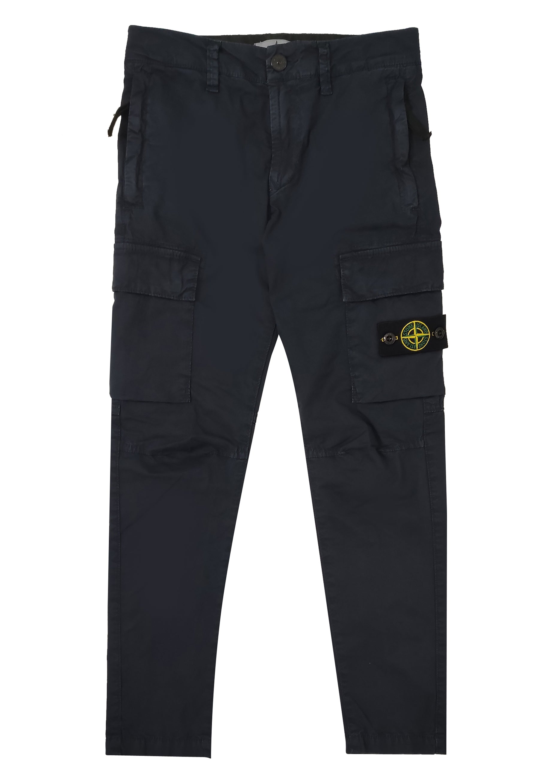 Pantalone bambino Stone Island blu navy in cotone | ViaMonte Shop