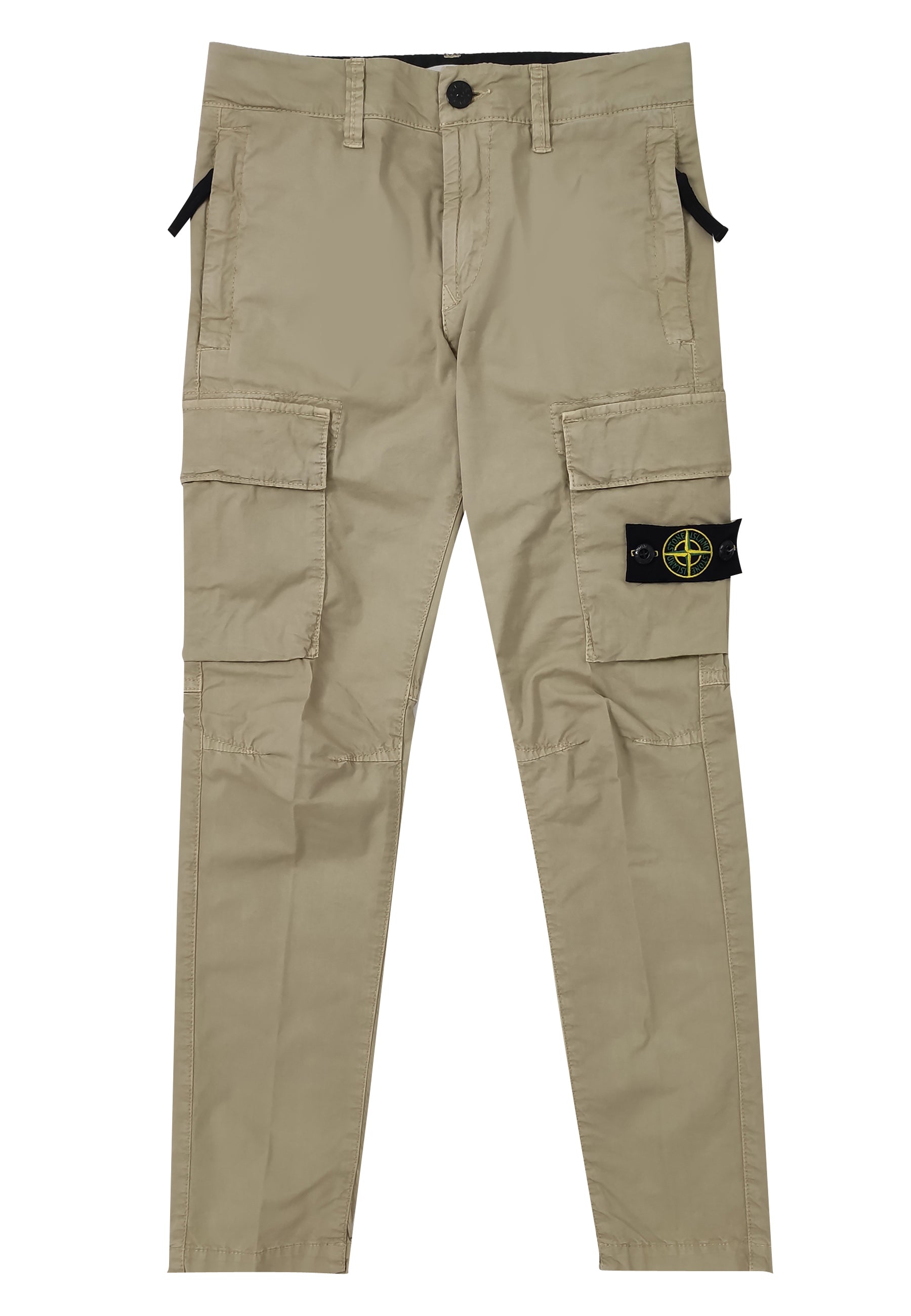 Pantalone bambino Stone Island beige in cotone | ViaMonte Shop