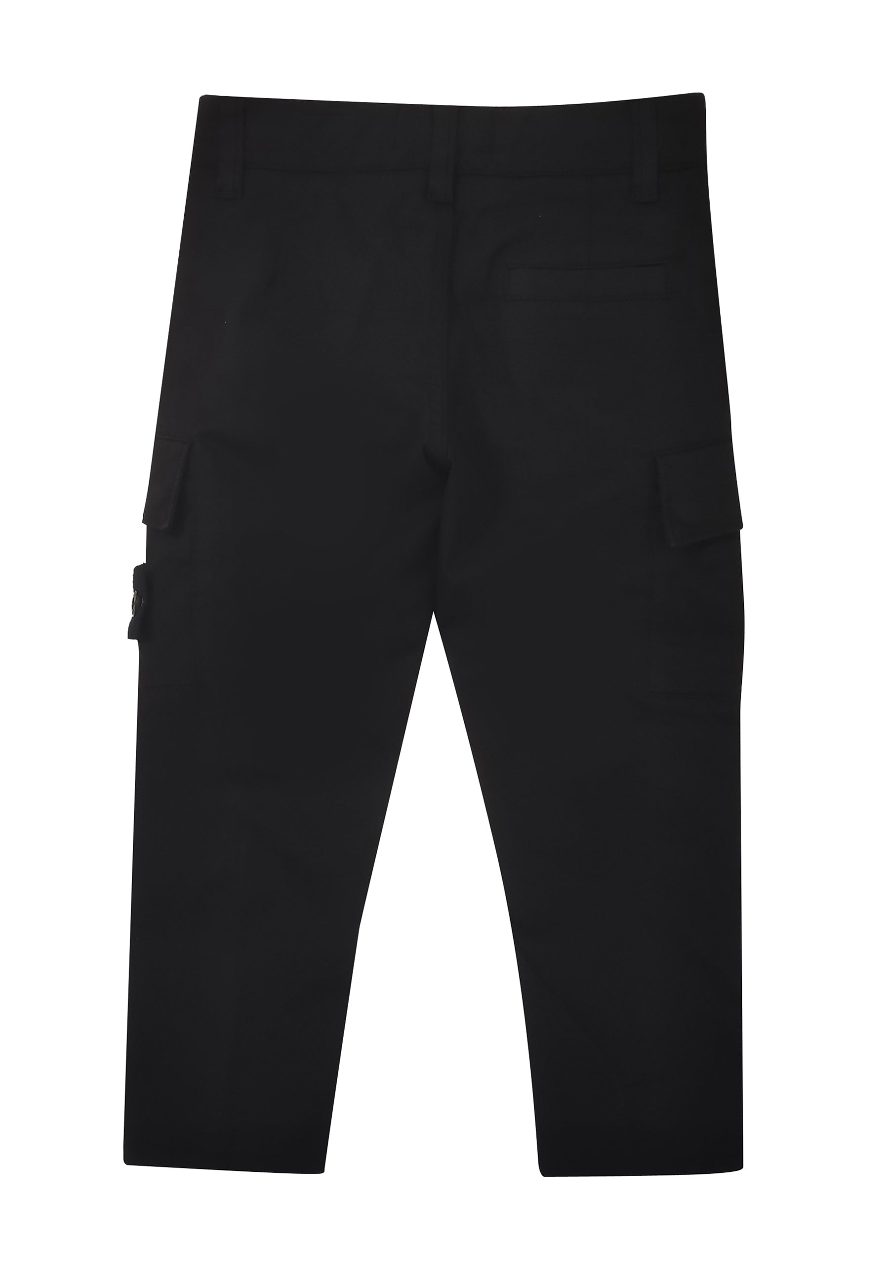 Pantalone bambino Stone Island nero in cotone | ViaMonte Shop