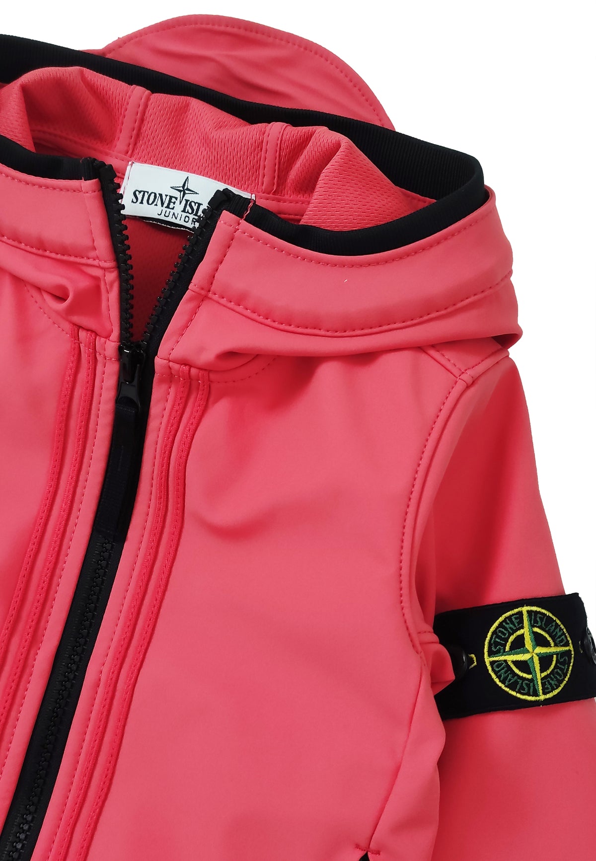 Giubbino bambino Stone Island corallo in tessuto tecnico | ViaMonte Shop