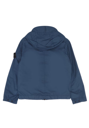 Giubbino bambino Stone Island blu in nylon | ViaMonte Shop