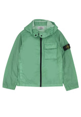 Giubbino bambino Stone Island verde in nylon | ViaMonte Shop