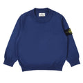 Maglia bambino Stone Island blu royal in cotone | ViaMonte Shop