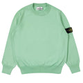 Maglia bambino Stone Island verde chiaro in cotone | ViaMonte Shop