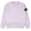 Felpa bambino Stone Island lilla in cotone | ViaMonte Shop