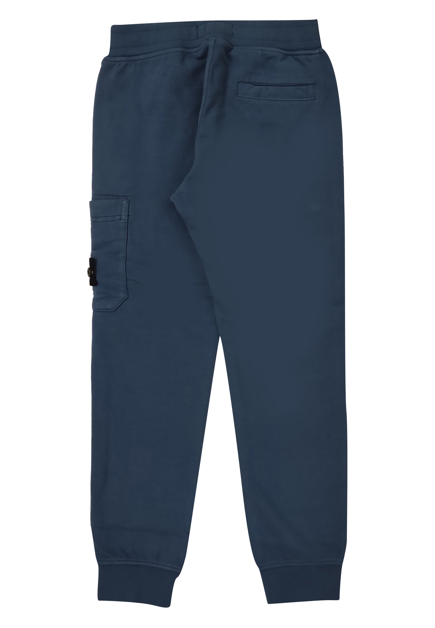 Pantalone sportivo bambino Stone Island blu in felpa di cotone | ViaMonte Shop