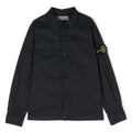 Camicia bambino Stone Island blu navy in cotone | ViaMonte Shop