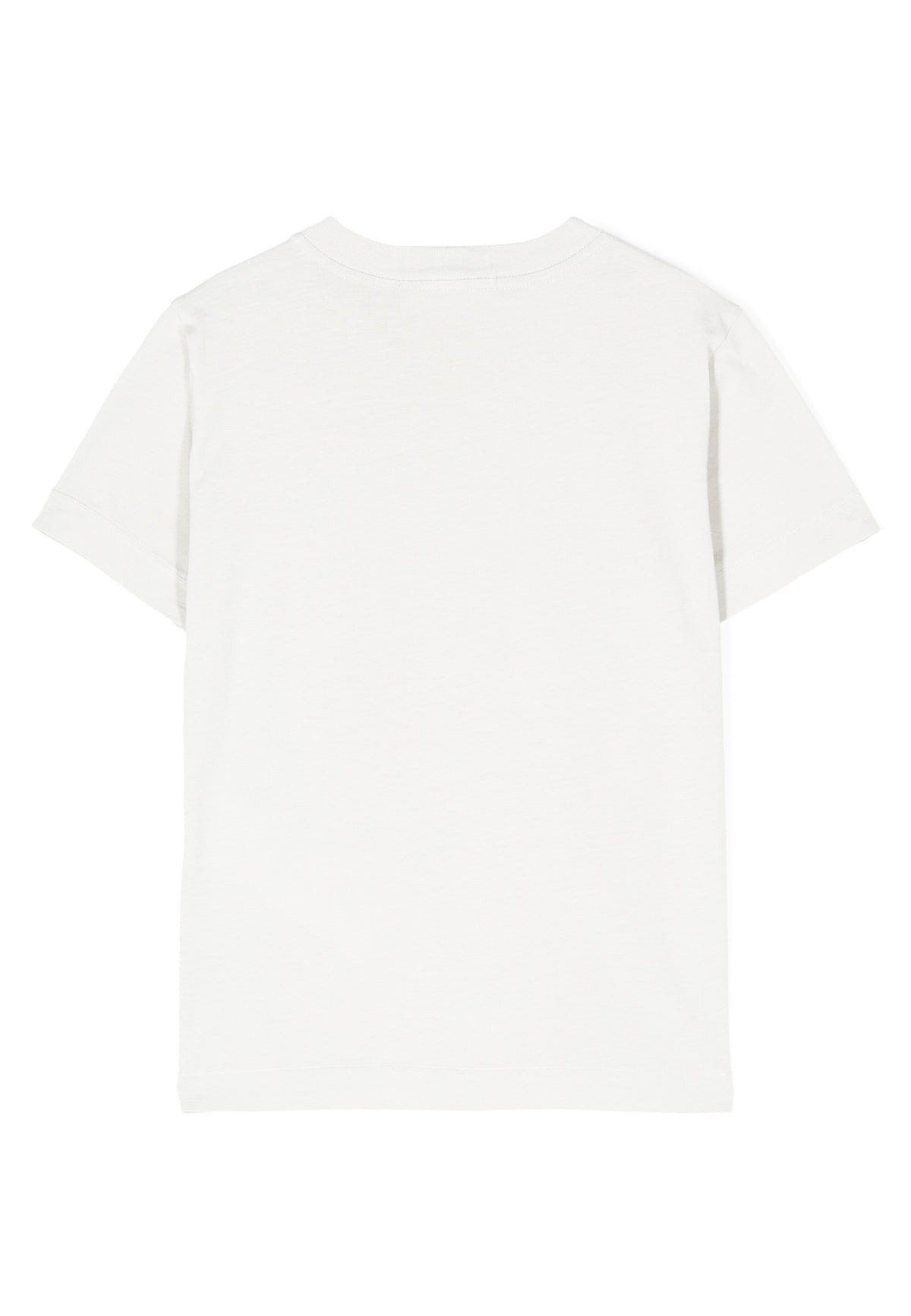 T-shirt bambino Stone Island bianca in cotone | ViaMonte Shop